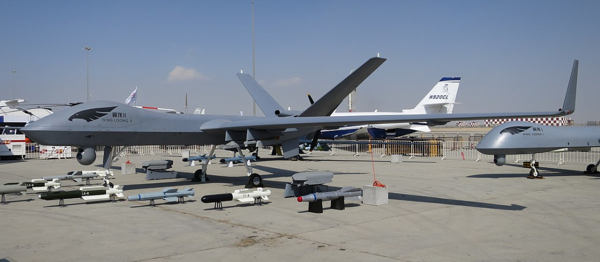 Dron chino que se encarga de modificar el clima