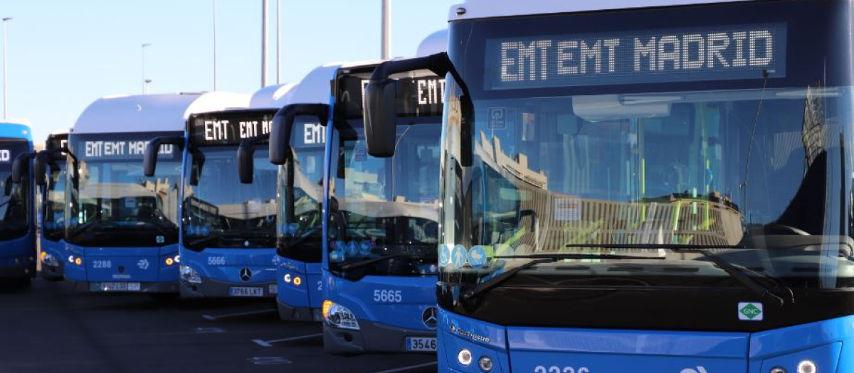 Autobuses de la EMT Madrid