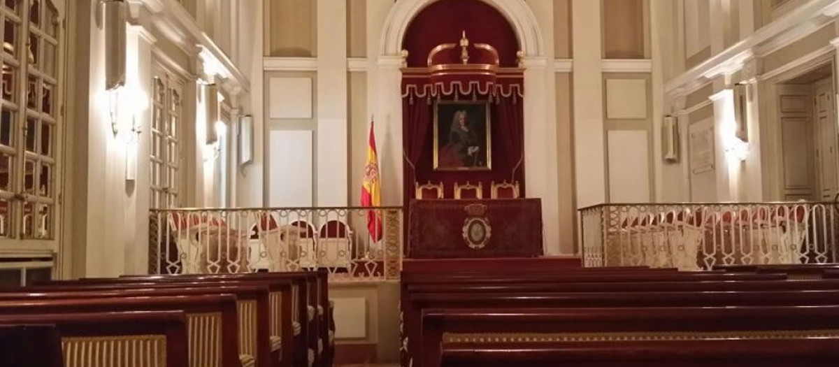 Salón de actos de la Real Academia de la Historia