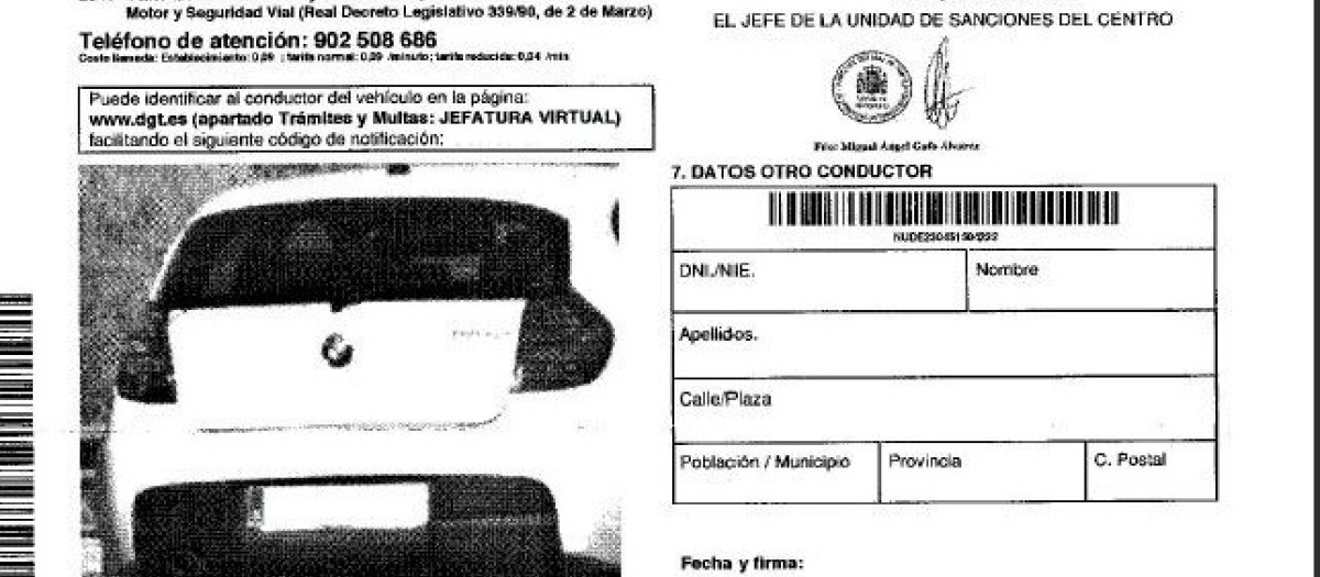 Los problemas de forma son relativamente habituales en las multas de velocidad