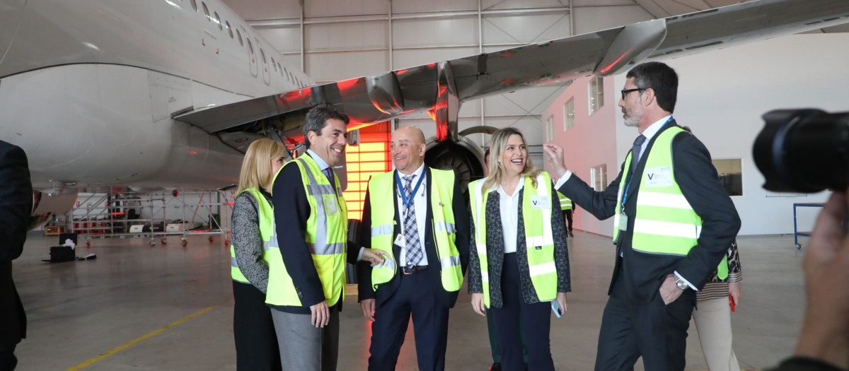 Carlos Mazón en Aeropuerto Castellón