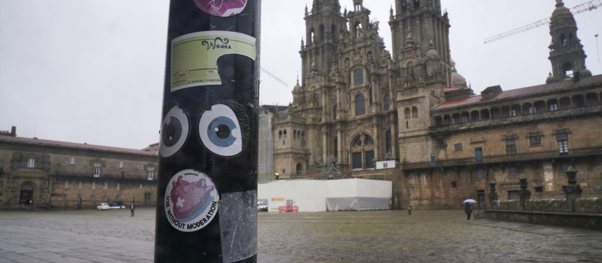 La plaza del Obradoiro de Santiago de Compostela