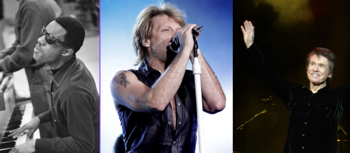 Stevie Wonder, Bon Jovi y Rafael