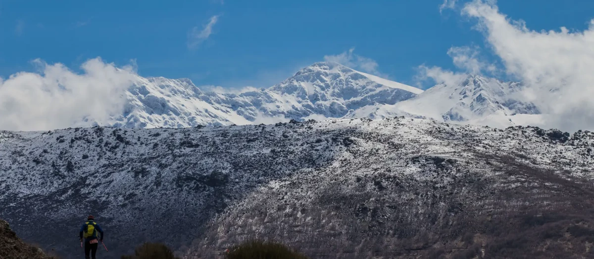 Participante de la pasada edición de la Ultra Trail Sierra Nevada