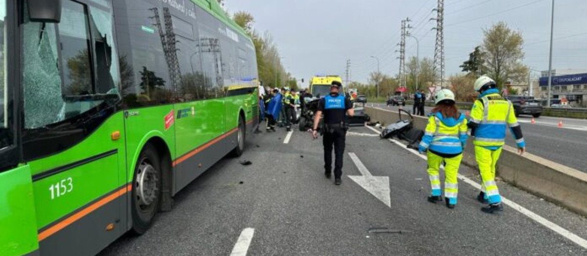 Accidente en Leganés