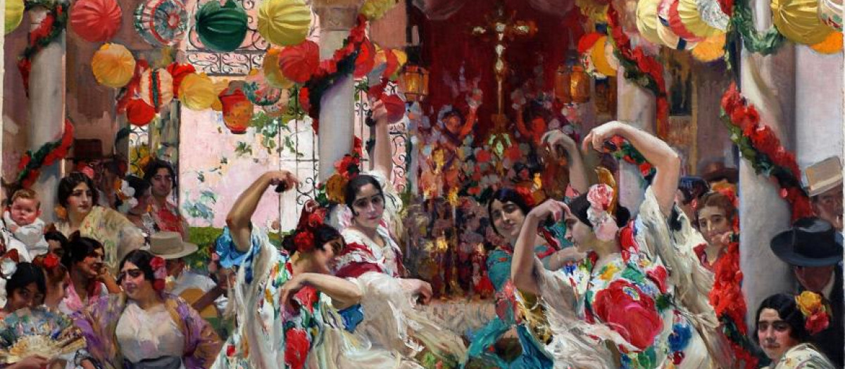 El baile, por Joaquín Sorolla