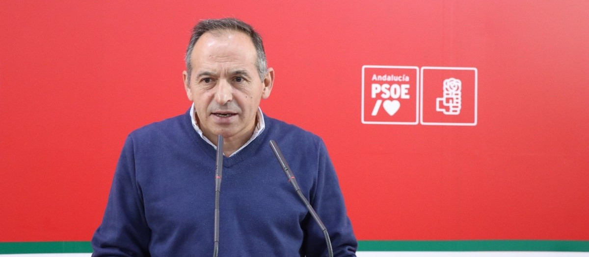 El secretario de Organización del PSOE andaluz, Jacinto Viedma, ahora imputado, en una imagen de archivo