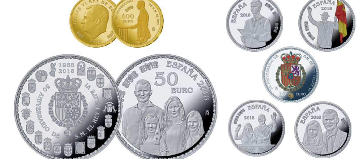 La Real Casa de la Moneda acuñará una pieza para conmemorar el décimo aniversario del reinado