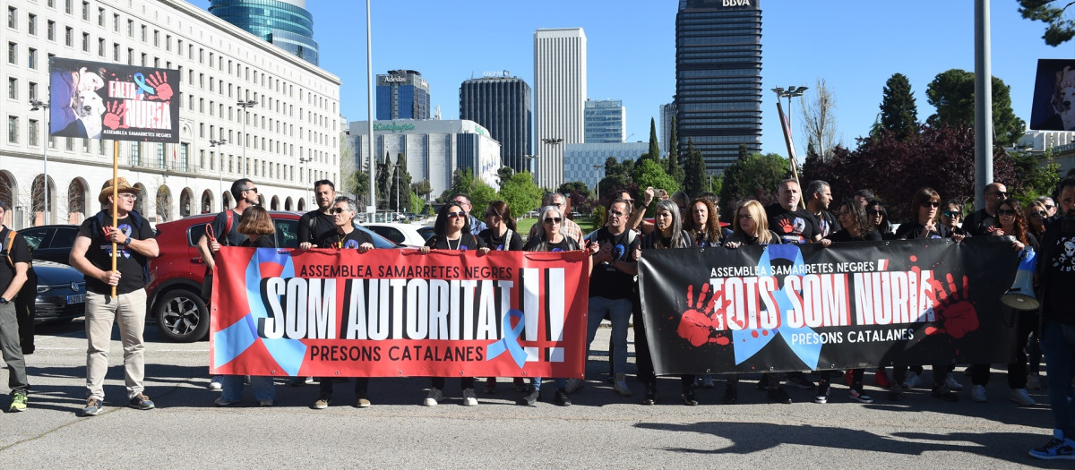 También han acudido funcionarios de las cárceles catalanas