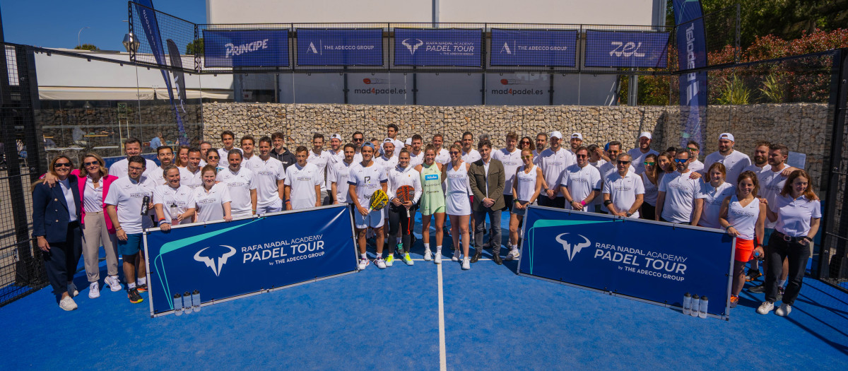 RAFA NADAL SE ADENTRA EN EL TERRITORIO PÁDEL DE LA MANO DE NDL PRO-HEALTH Y CREA SU PROPIO CAMPEONATO Rafa Nadal se adentra en el territorio del pádel de la mano de NDL Pro-Health y crea su propio campeonato