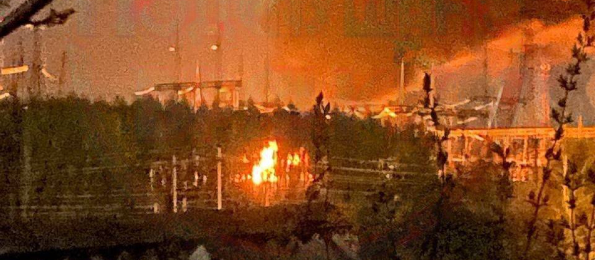 Incendio en una refinería rusa tras el bombardeo ucraniano