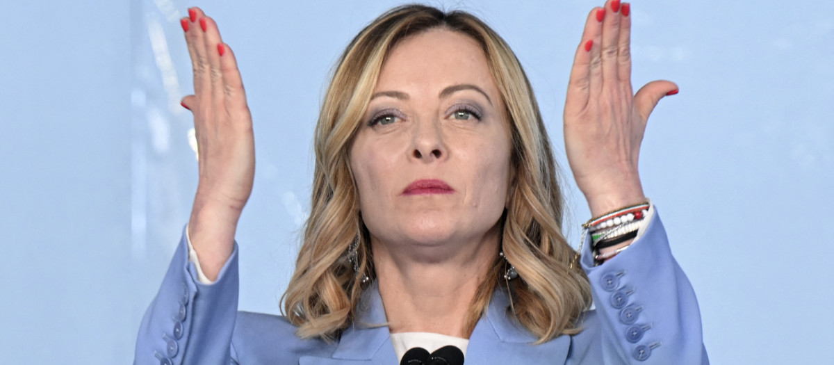 La primera ministra italiana, Giorgia Meloni, será candidata al Parlamento Europeo