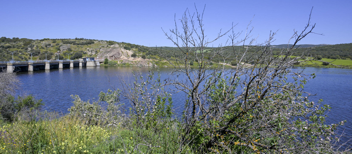 Vista del embalse de El Vicario (Ciudad Real)