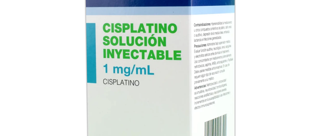 El cisplatino está indicado para varios tipos de cáncer