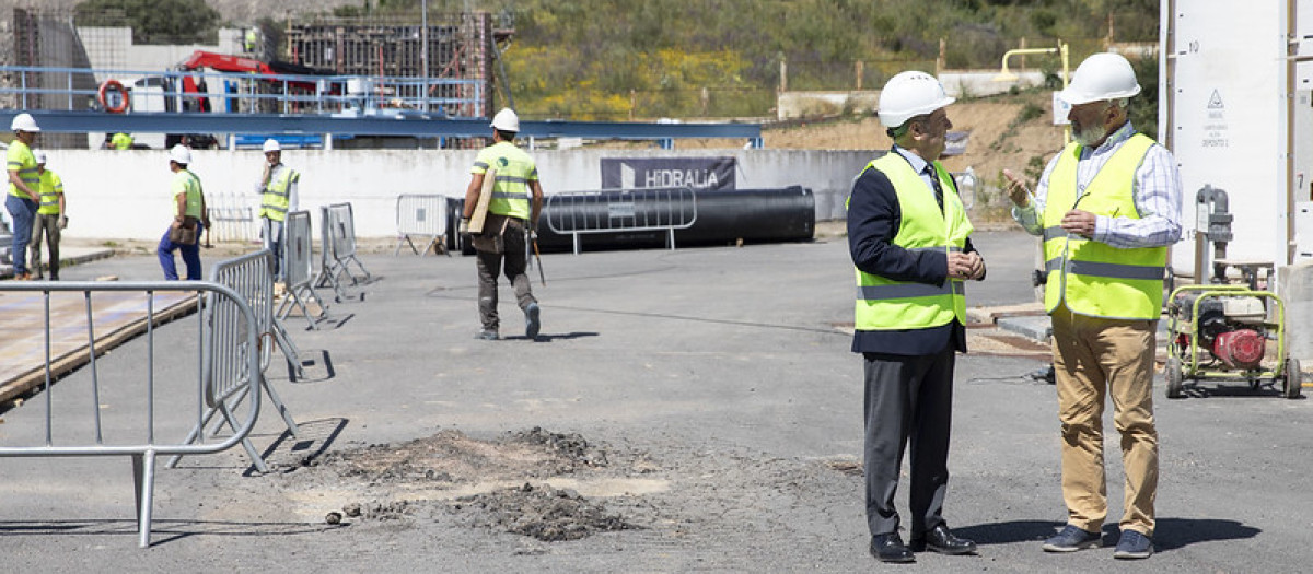 Salvador Fuentes, en las nuevas instalaciones