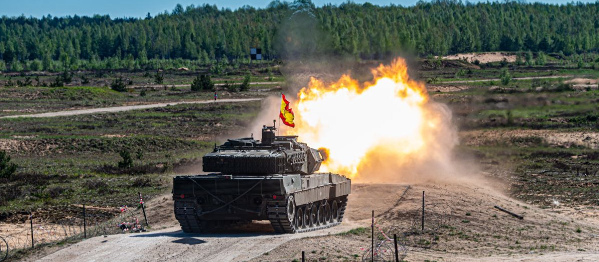 Un Leopard español vence en precisión en tiro en una competición multinacional en Canadá