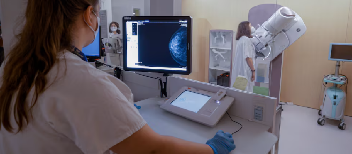 Sección de Radiología de la Mujer del Hospital Vall d'Hebron, de Barcelona