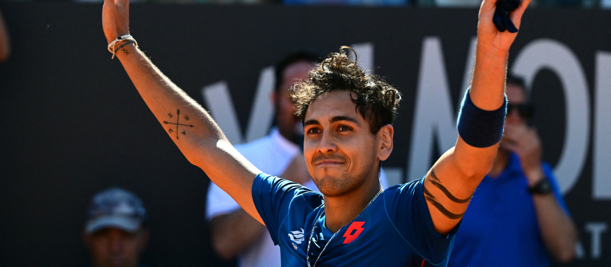 El chileno Alejandro Tabilo eliminó a Djokovic en tercera ronda del Masters de Roma