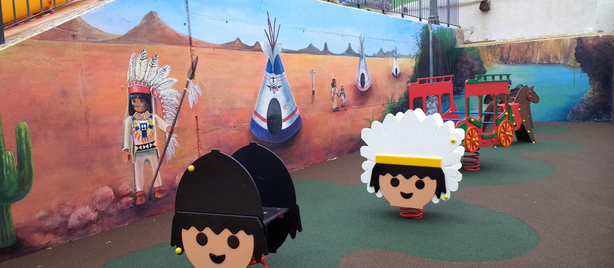 Parque Playmobil en la ciudad de Castalla