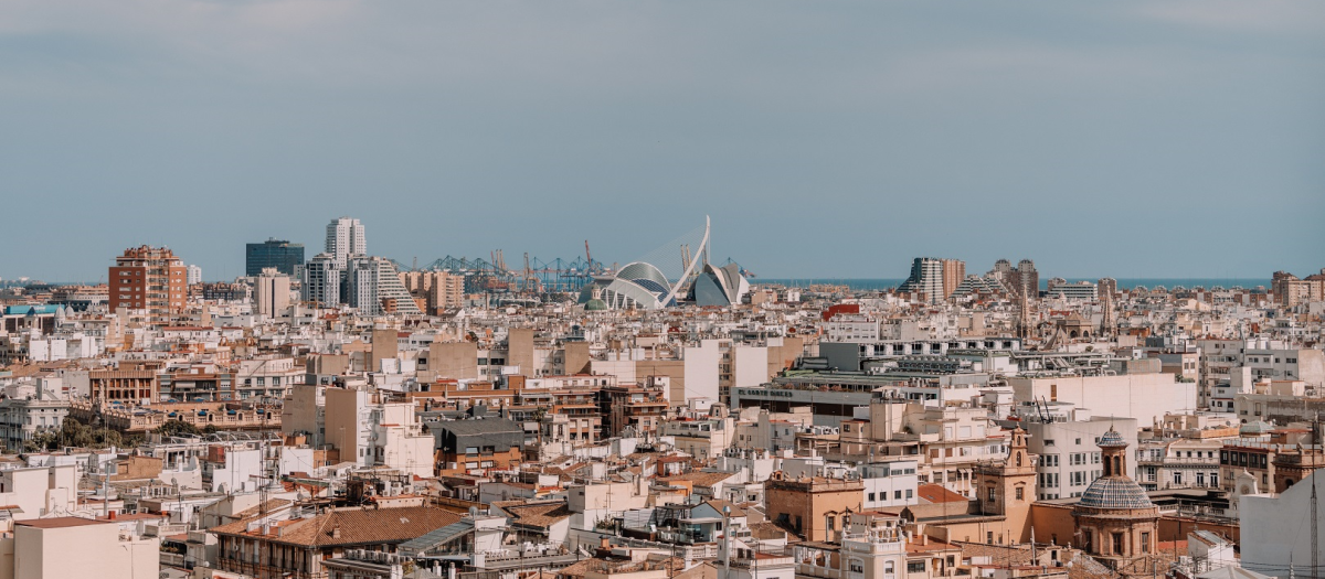 Vista de la ciudad de Valencia