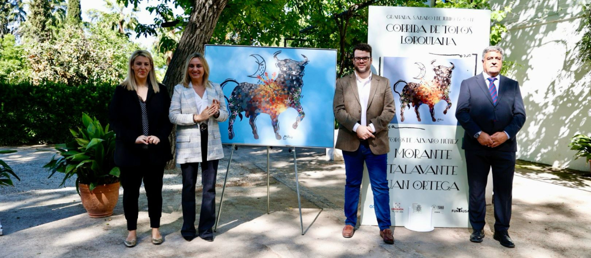 Presentación de la corrida de toros en homenaje al poeta Federico García Lorca