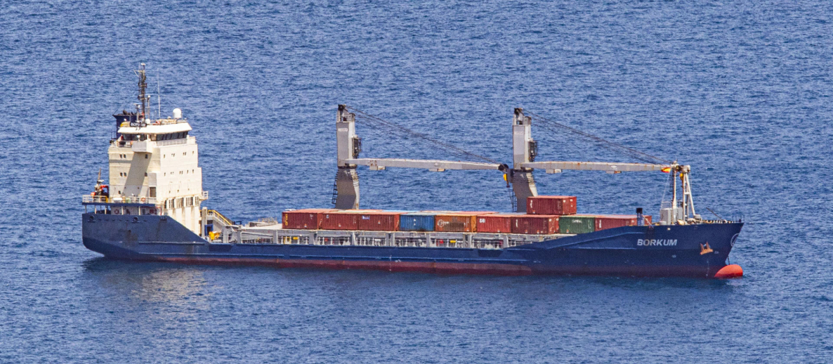 Imagen del carguero Borkum