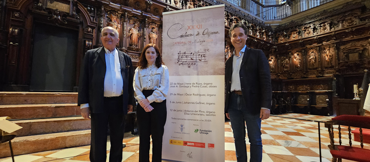 El Ciclo ha sido presentado a medios y ciudadanos en el Coro de la Catedral de Málaga