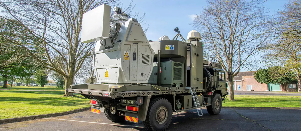 Arma de energía dirigida por radiofrecuencia (RFDEW) desarrollada por Reino Unido