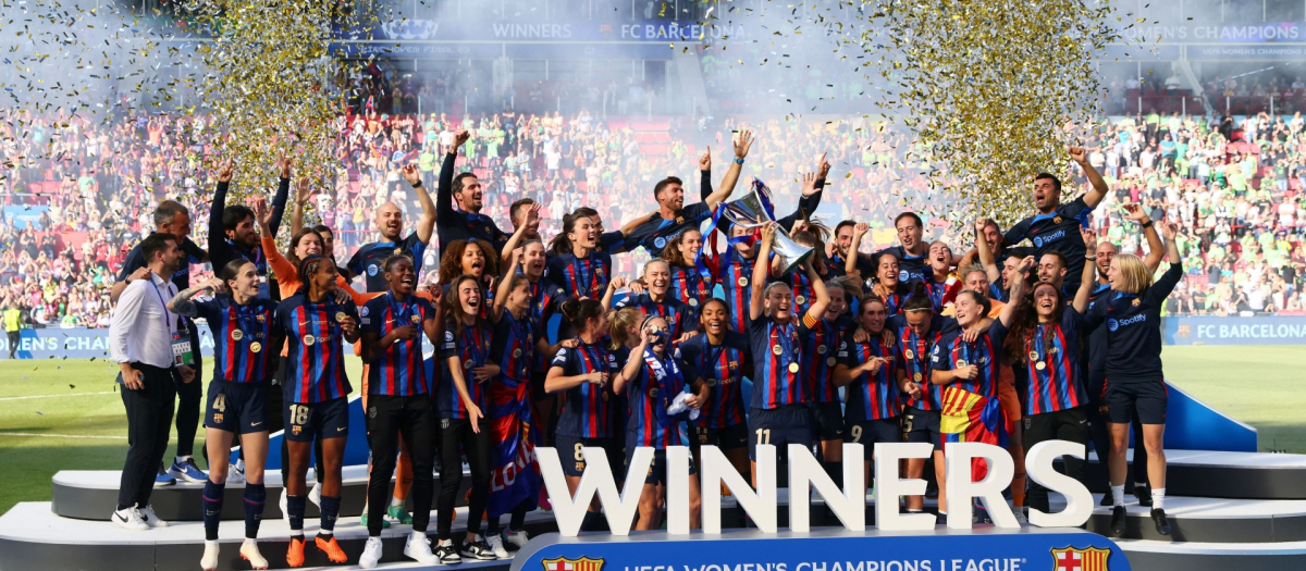 El Barça es el vigente campeón de la Champions femenina