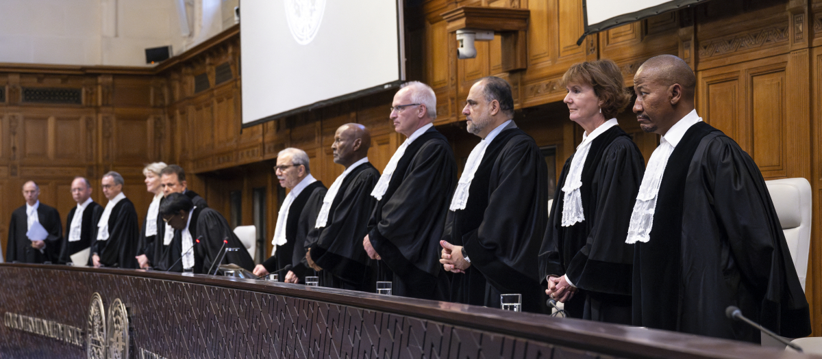 Los jueces de la Corte Internacional de Justicia ordenaron a Israel el cese de las hostilidades en Gaza
