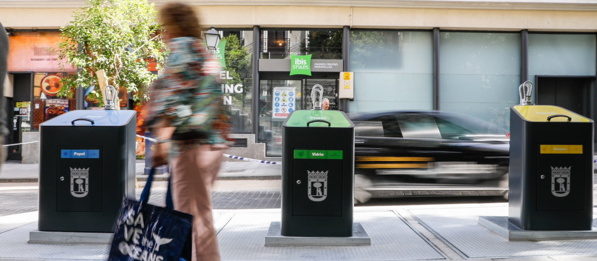 Contenedores soterrados de Madrid