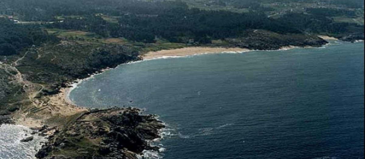 Panorámica de la playa coruñesa de la lista de National Geographic