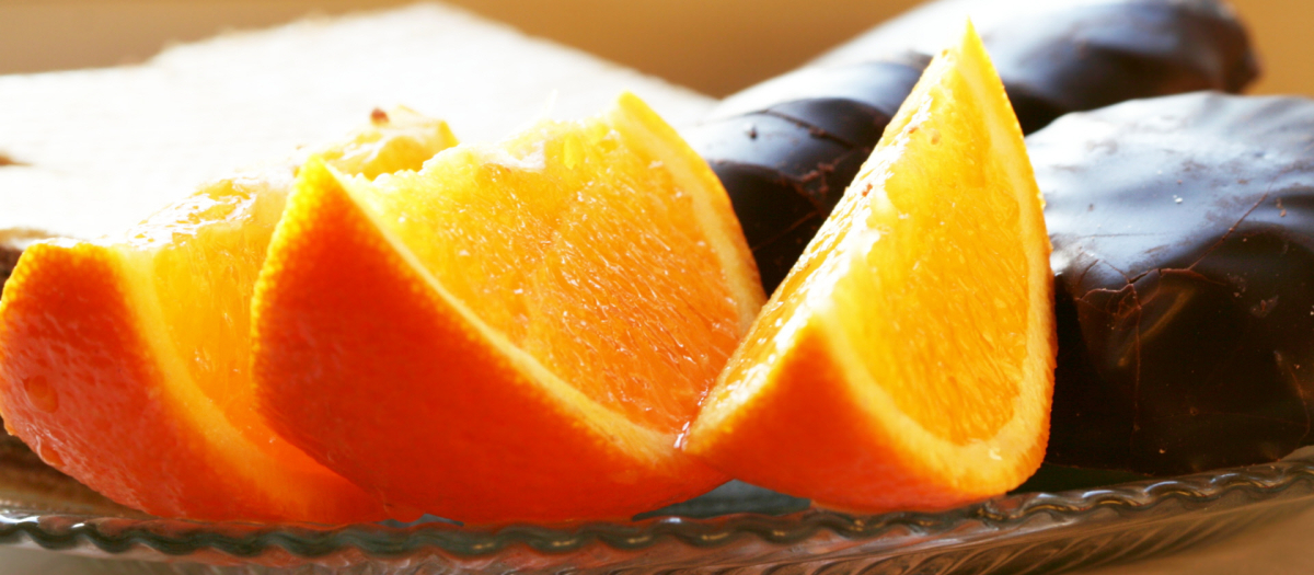 La cáscara de naranja