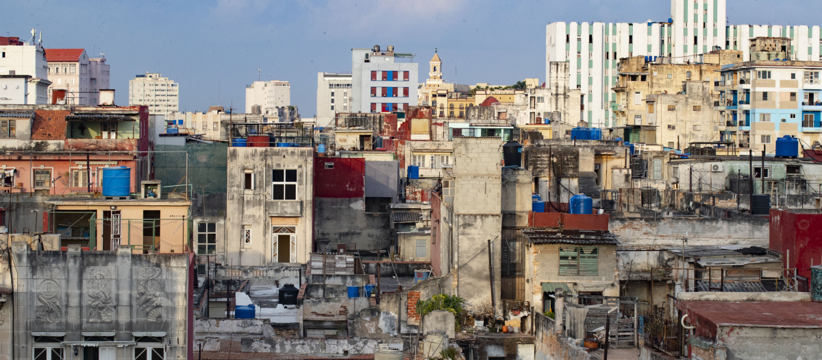 La economía cubana está colapsada. En la imagen, el centro de La Habana