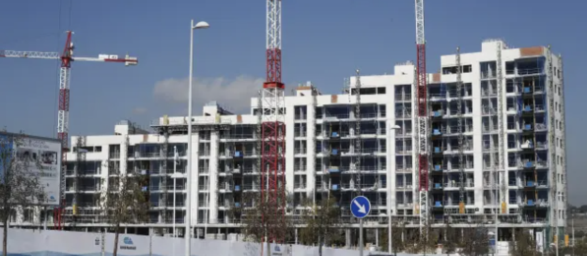 Vivienda en construcción de Madrid