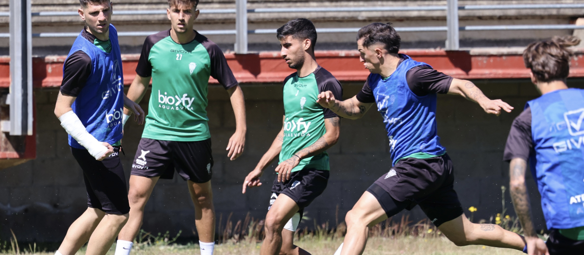 Entrenamiento del Córdoba en León