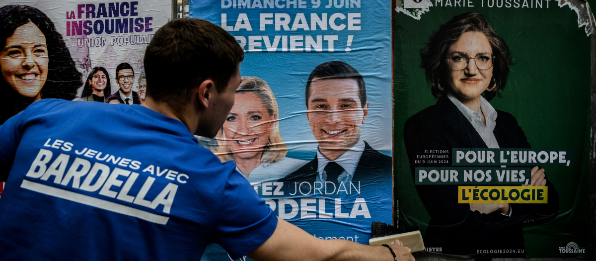 Carteles electorales de las elecciones europeas en Francia