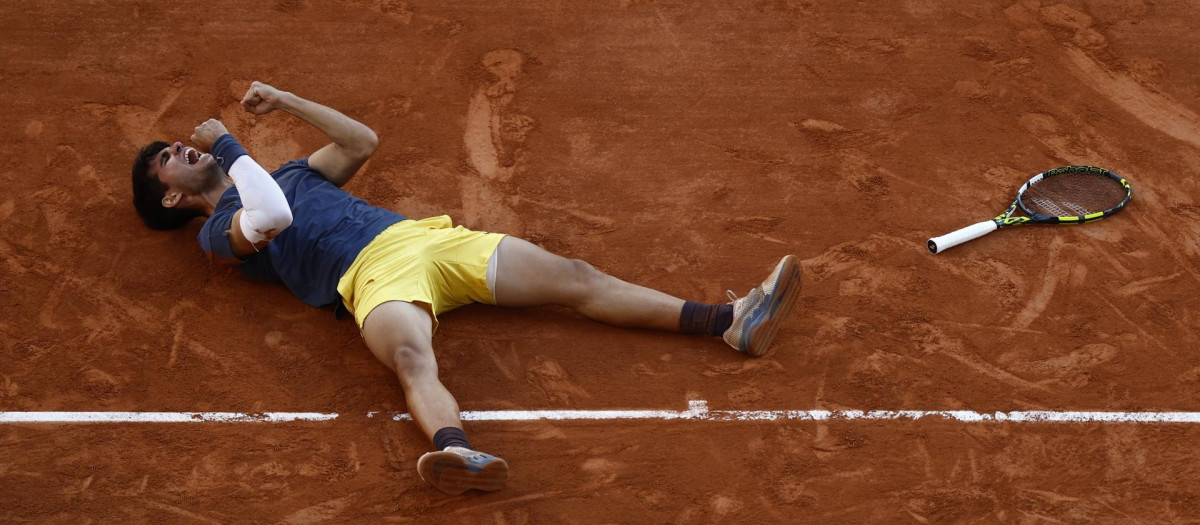 Carlos Alcaraz ganó su primer Roland Garros frente a Zverev