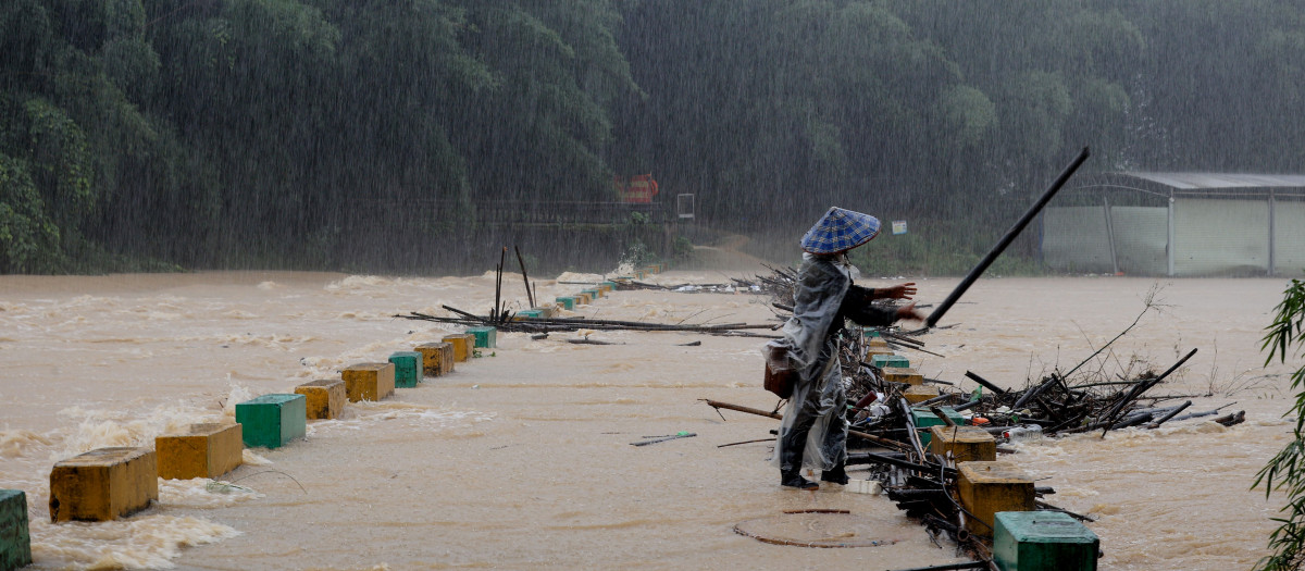 Lluvias en China