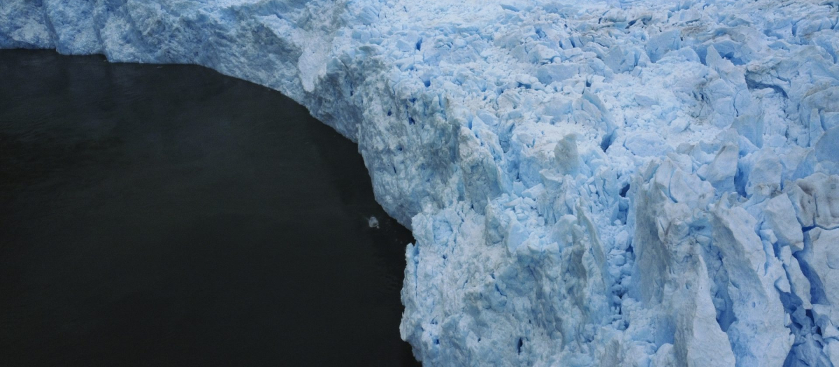 Fotografía de archivo de un glaciar de la Antártida