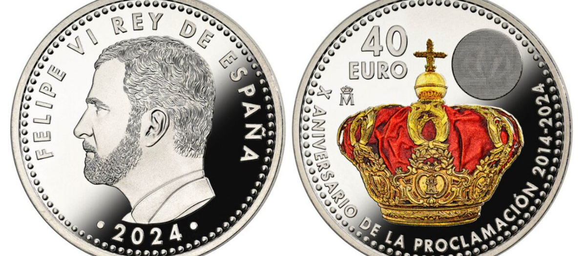 Nueva moneda de Felipe VI