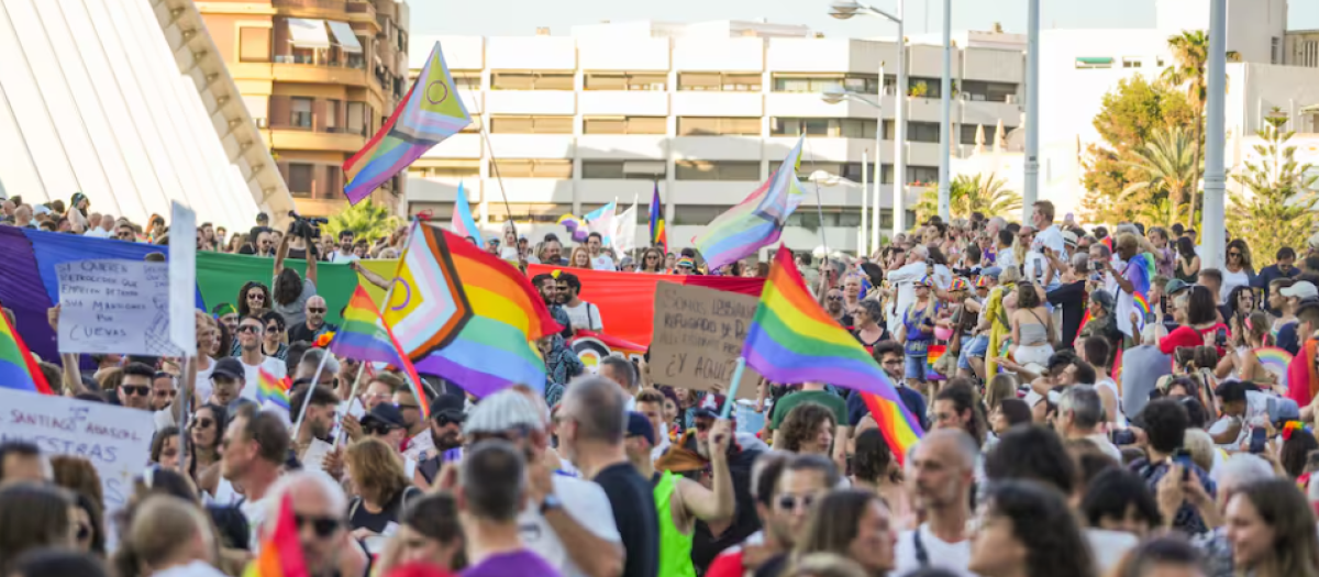 Celebración del Orgullo, en Valencia