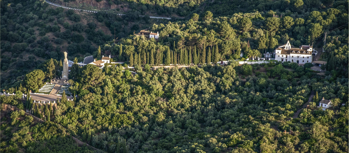 Vista aérea de las ermitas de Córdoba