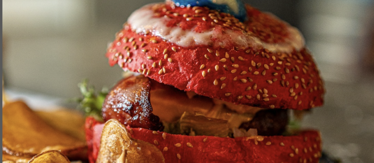 Hamburguesa Capitán América, de Ovante