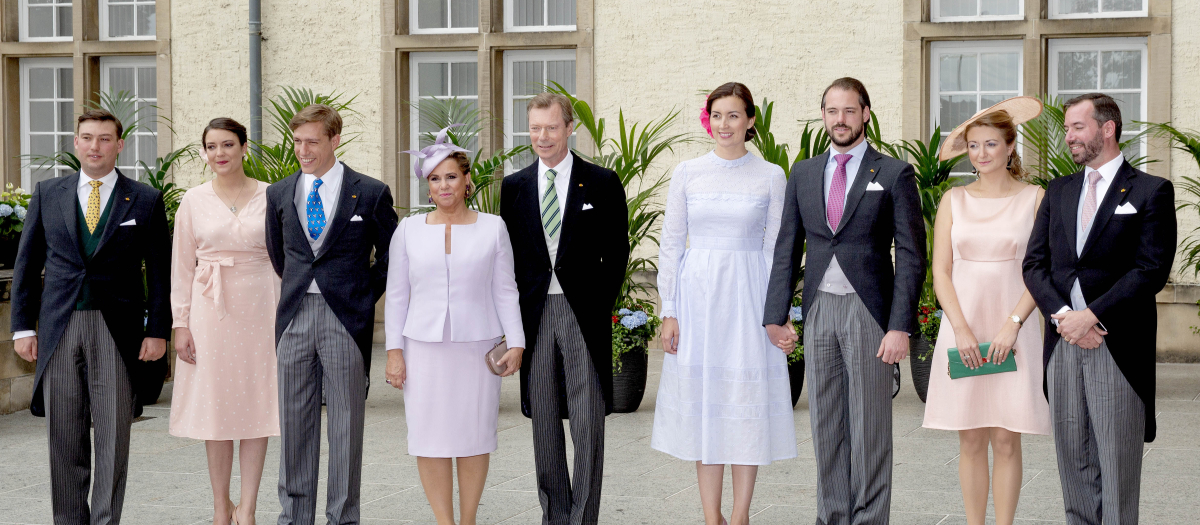 La Familia Real de Luxemburgo al completo