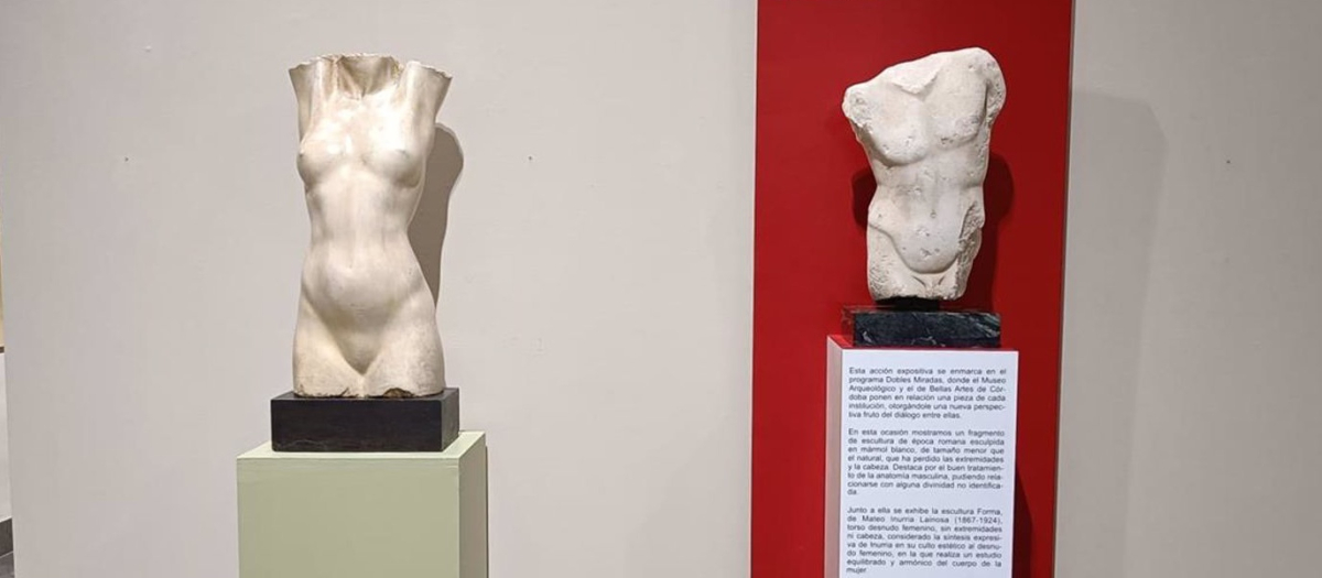 Las esculturas romana y de Mateo Inurria, en el Museo de Bellas Artes