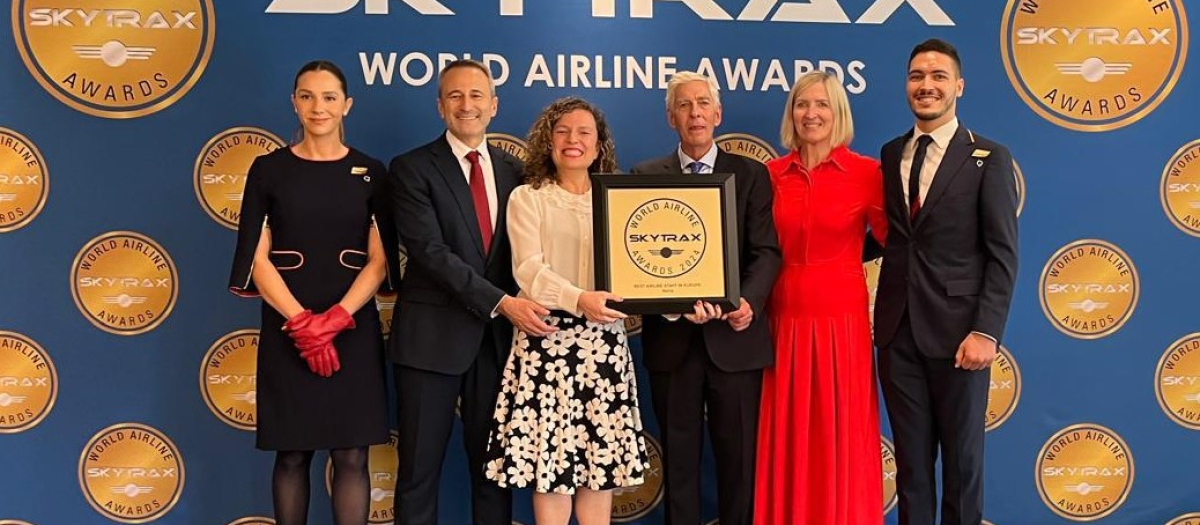 Iberia gana el premio al Mejor personal de aerolínea de Europa en los World Airline Awards