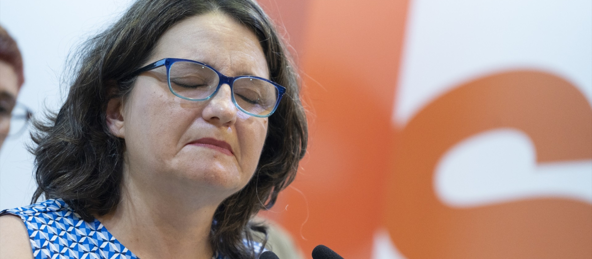 La exvicepresidenta de la Generalitat Valenciana Mónica Oltra, el día de su dimisión