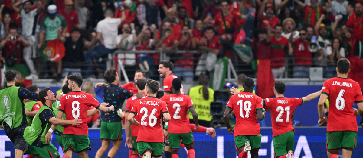 Portugal celebra el pase a los cuartos de final
