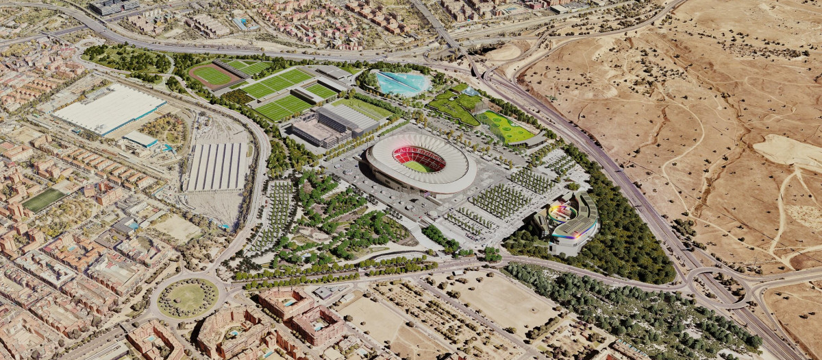 Ciudad del Deporte en Madrid